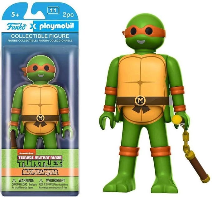 TURTLES NINJA - Funko X Playmobil - Michelangelo