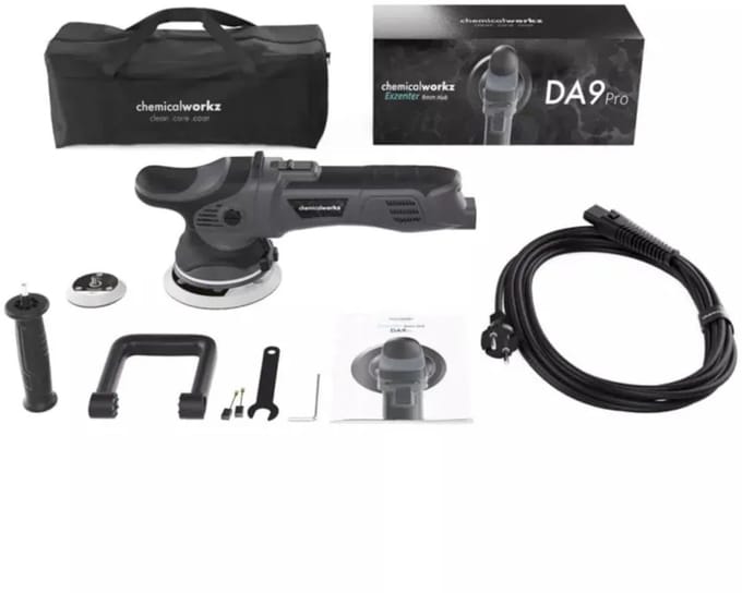 ChemicalWorkz® - DA9 (PRO) Excentrische Polijstmachine - 75mm - 125mm - 750Watt + Draagtas