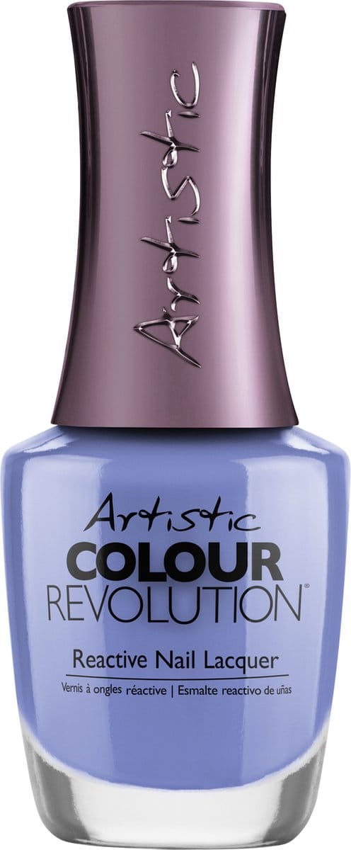 Artistic Nail Design Colour Revolution ' Bliss In The Abyss ' ( Blauw-Violet Crème )