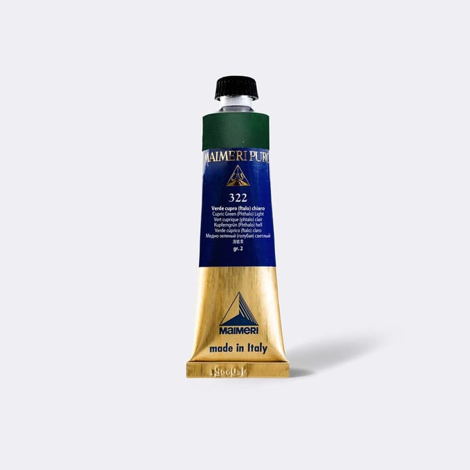 Maimeri - Puro Olio- olieverf 40 ml - Verde Cupro Chiaro 322