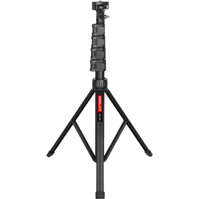 KINGJOY MC1192 Mini trépied support de trépied de bureau 8 kg/17,6 lb capacité de charge 5 niveaux de hauteur noir