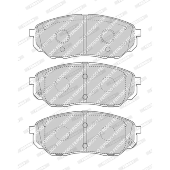 Remblokset FERODO FDB4983, voor