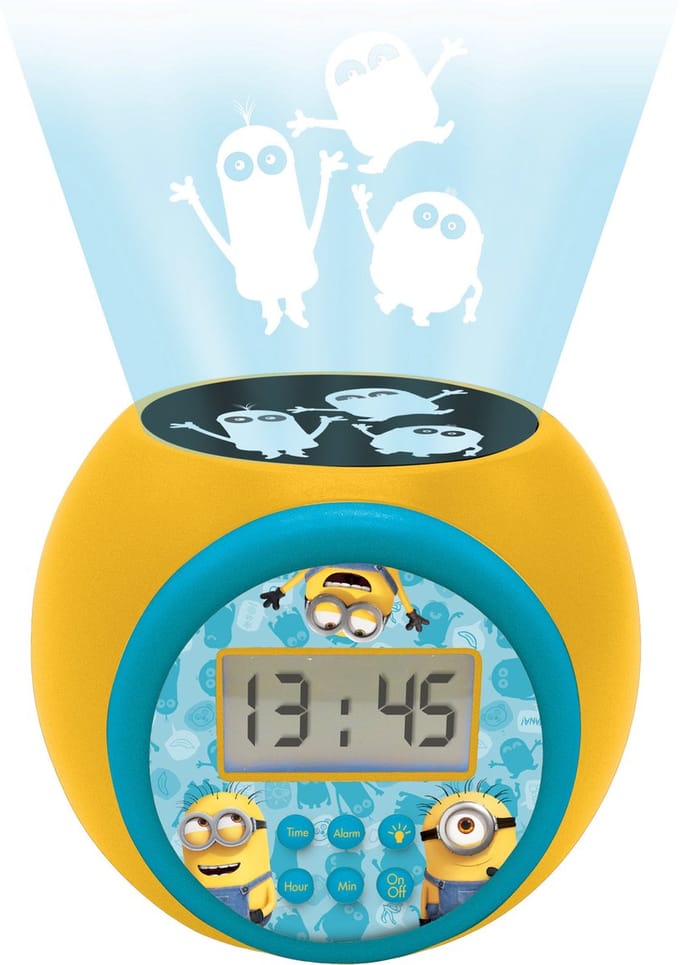 Minions Projector Wekker met Timer
