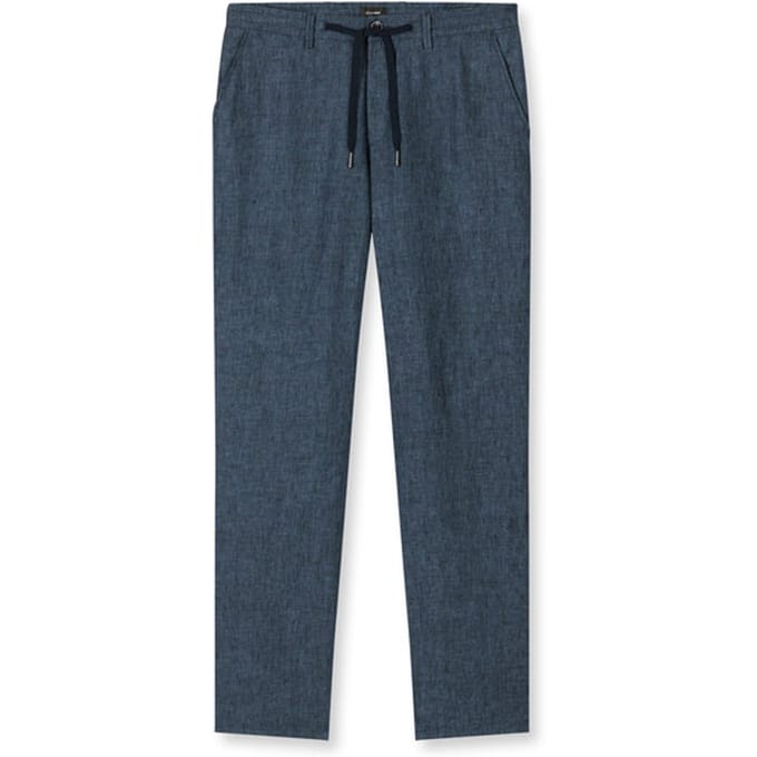 OLYMP Chino, Tapered Fit, Nachtblauw