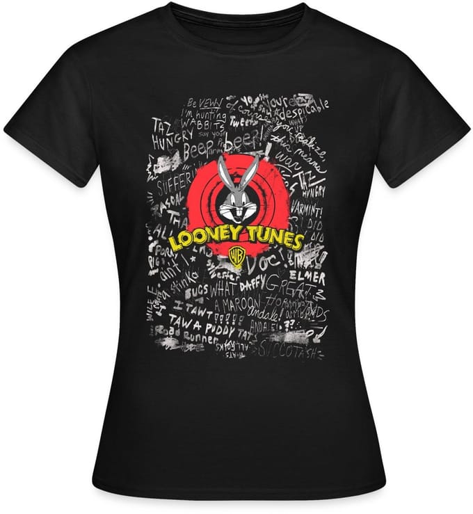 Looney Tunes Scribbles T-Shirt Dames