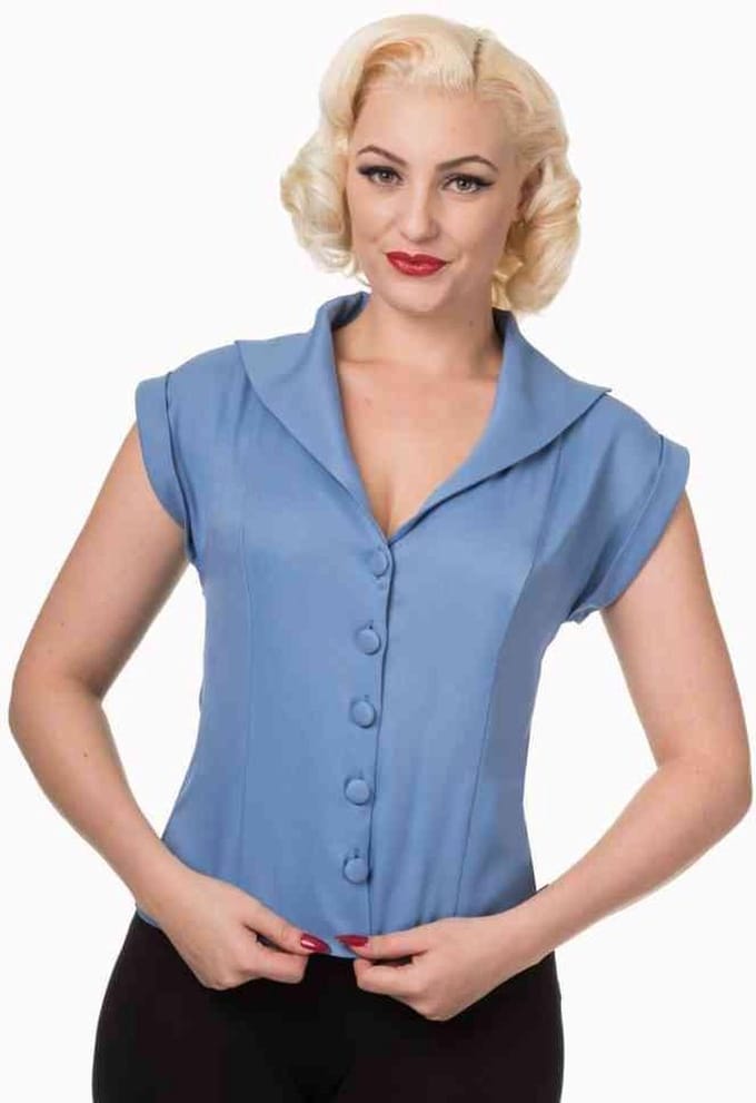 Dancing Days - DREAM MASTER Blouse - S - Blauw