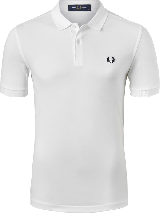 Fred Perry Poloshirt Wit - Maat 3XL - Heren