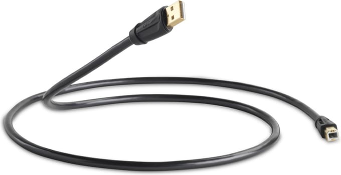 QED PERFORMANCE USB A-B 3m GRAPHTE - USB kabel