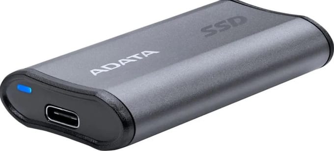 A-Data SE880 SSD - 500GB - Grijs - External hard drive SSD - USB 3.2 Gen 2x2