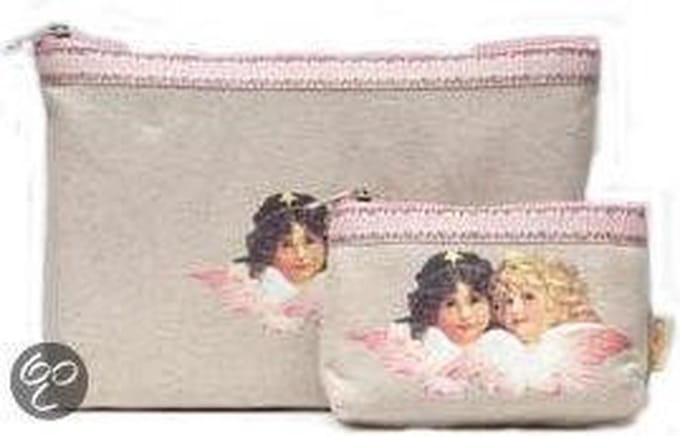 Karen Angels - Toilettasset -2 Delig- Beige