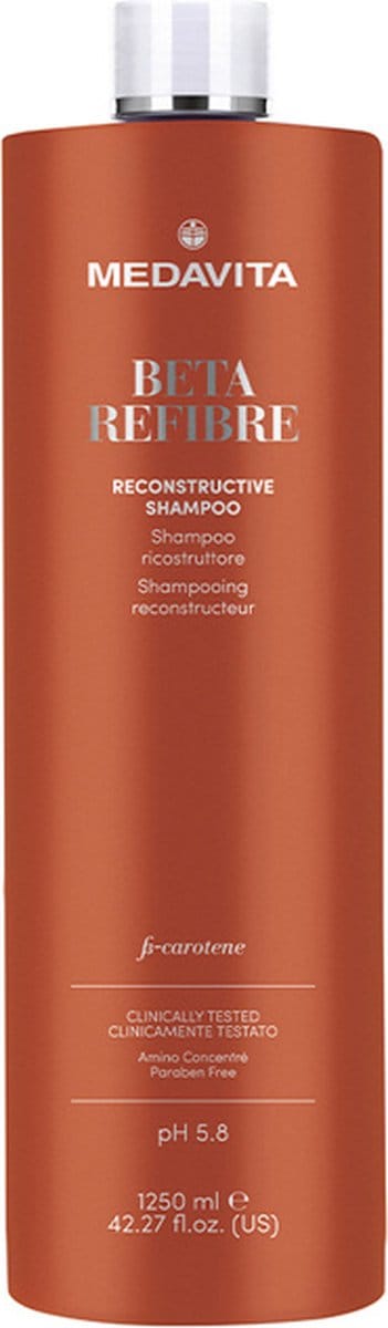 Medavita ß-Refibre Reconstructive Shampoo Beschadigd Haar 1250ml