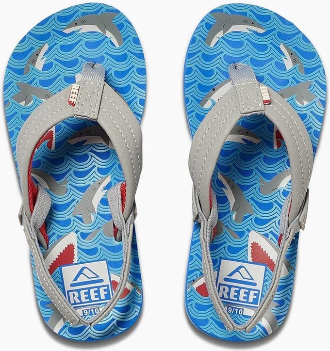 Reef Slipper Little Kids Ahi Baby Shark - Maat 23/24