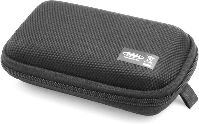 System-S Shockproof Cable Protection Zipper Pouch (approx 3cm x 5cm x 10cm) Bag Box Cover for Headphone