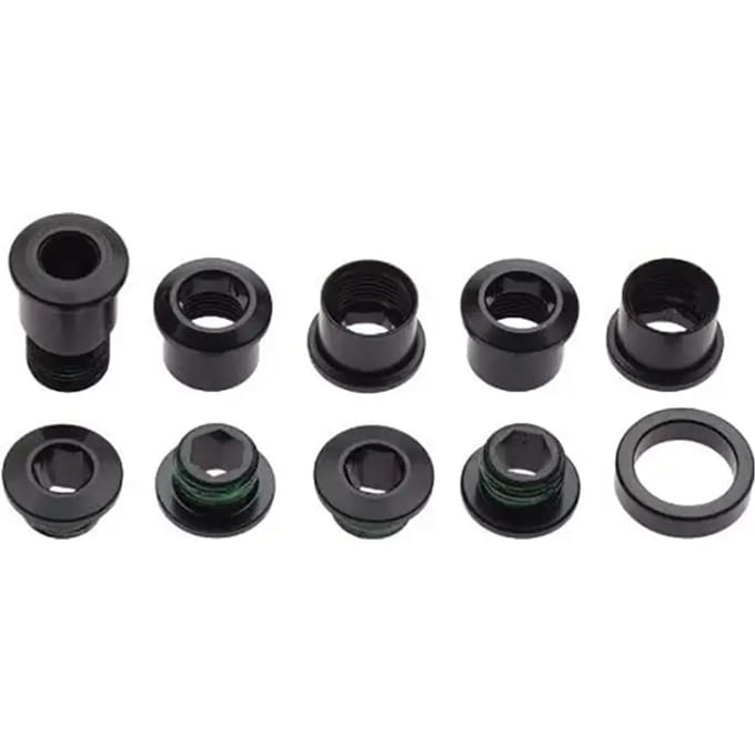 4-spaaks lange stalen lade schroefset Sram 104 BCD E-VTT