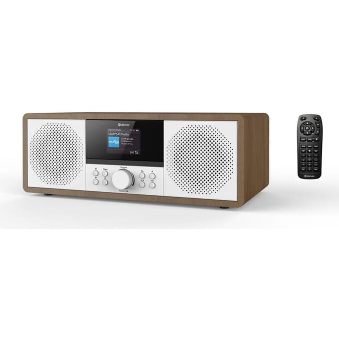 Denver Internet Radio - DAB Radio - FM Radio - CD Speler - Bluetooth - 200W - AUX/USB - MIR270 - Hout