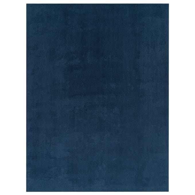 Tapijt Calissa marineblauw 200 cm vierkant