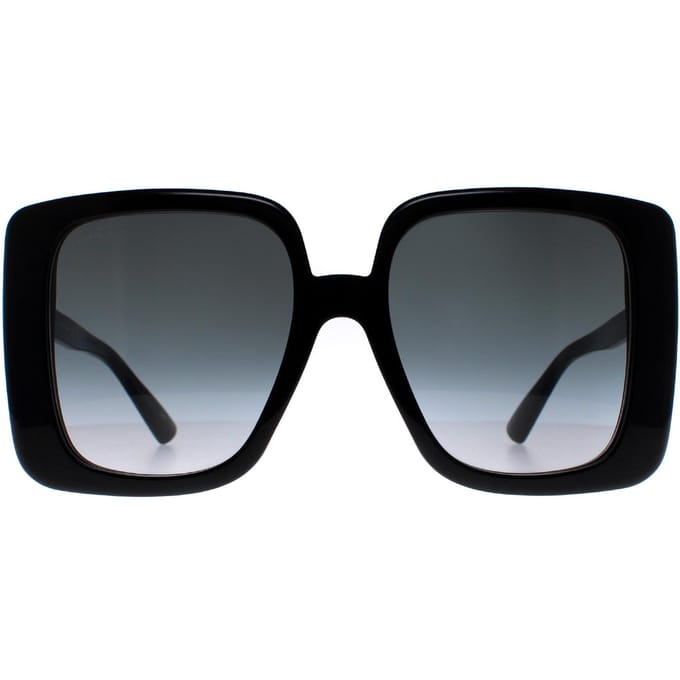 Gucci Vierkante Dames Zwart Grijs GG1314S