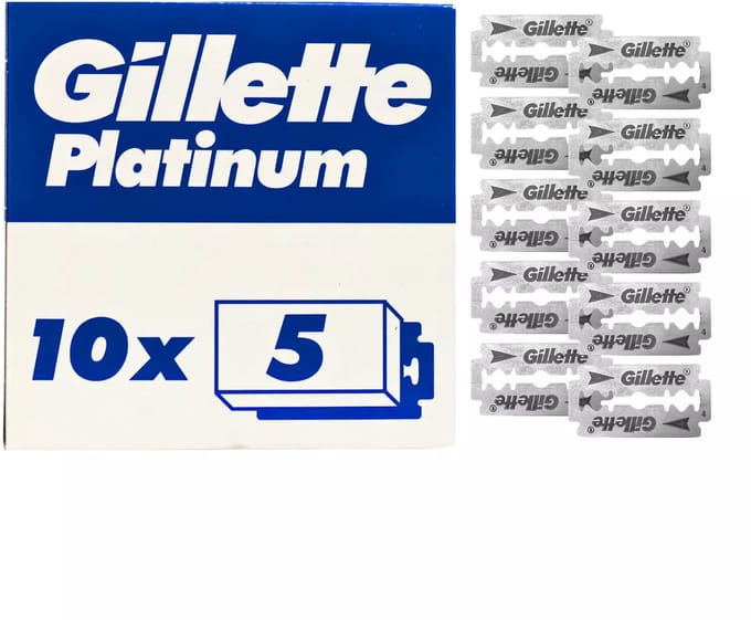 Gillette - Platinum Scheermesjes - 50 Stuks