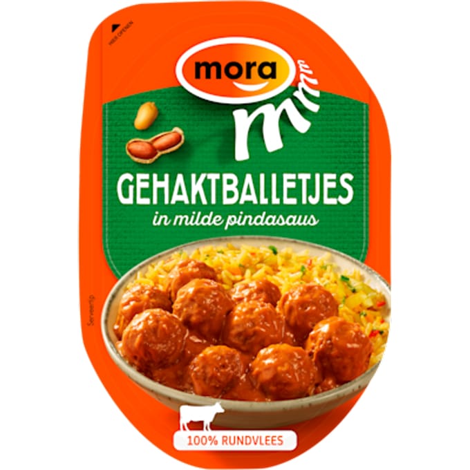 Gehaktballetjes in Milde Pindasaus