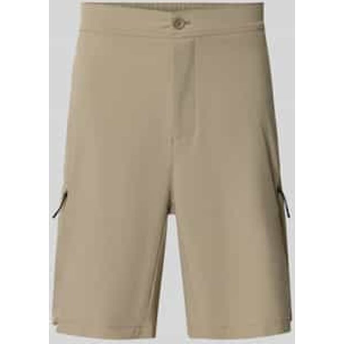relaxed fit cargoshort met labelschrift Model 'GLOBE CARGO'