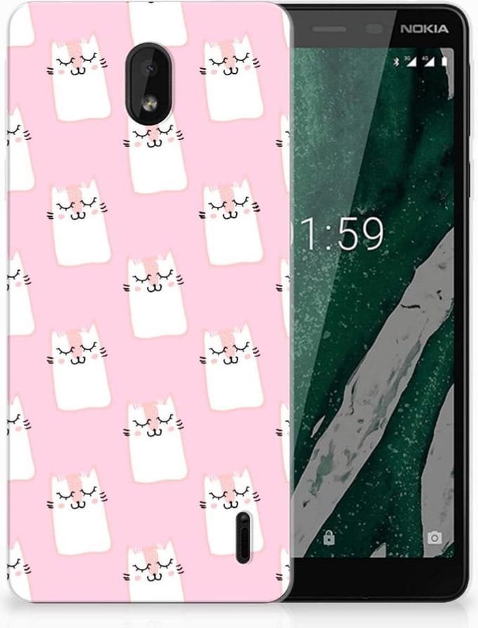 Nokia 1 Plus TPU Hoesje Sleeping Cats