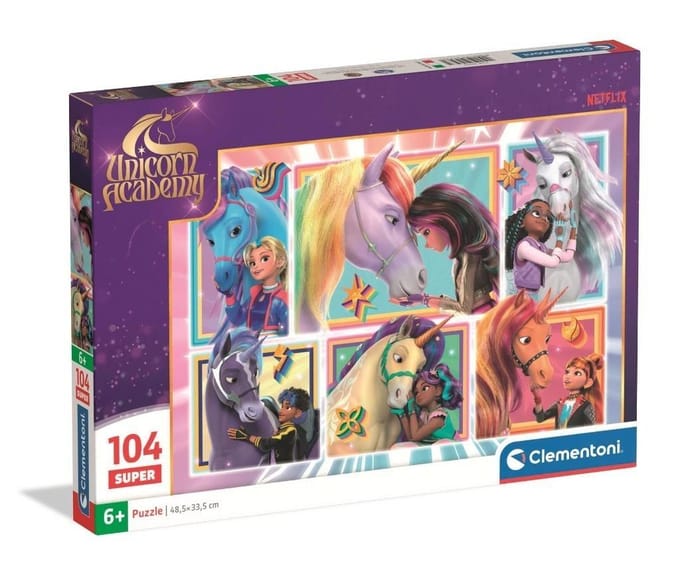 Clementoni - Puzzel - Unicorn Academy - 104 stukjes - vanaf 6 jaar