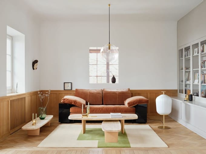 ClassiCon Plisséé Staande lamp / Vloerlamp - messing