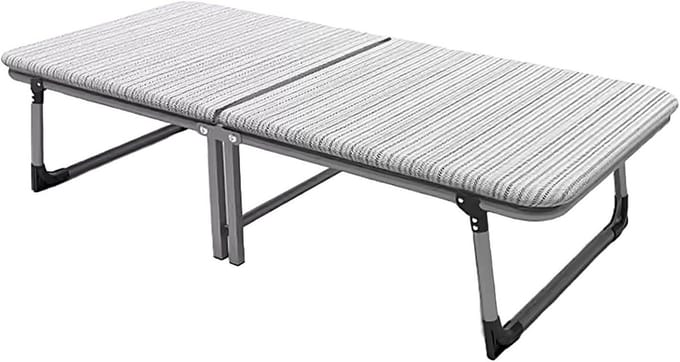 Opvouwbaar Gastenbed - Klapbed Matras - Logeren Thuis - Compact Opvouwbaar - 183x80cm - Grijs