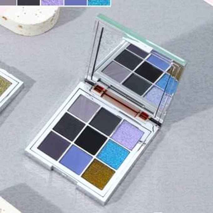 SHEDELLA - 9 Shades Matte Eyeshadow Palette - ColorCascade #DC04 - ColorCascade