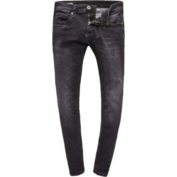 Skinny fit jeans met labelpatch