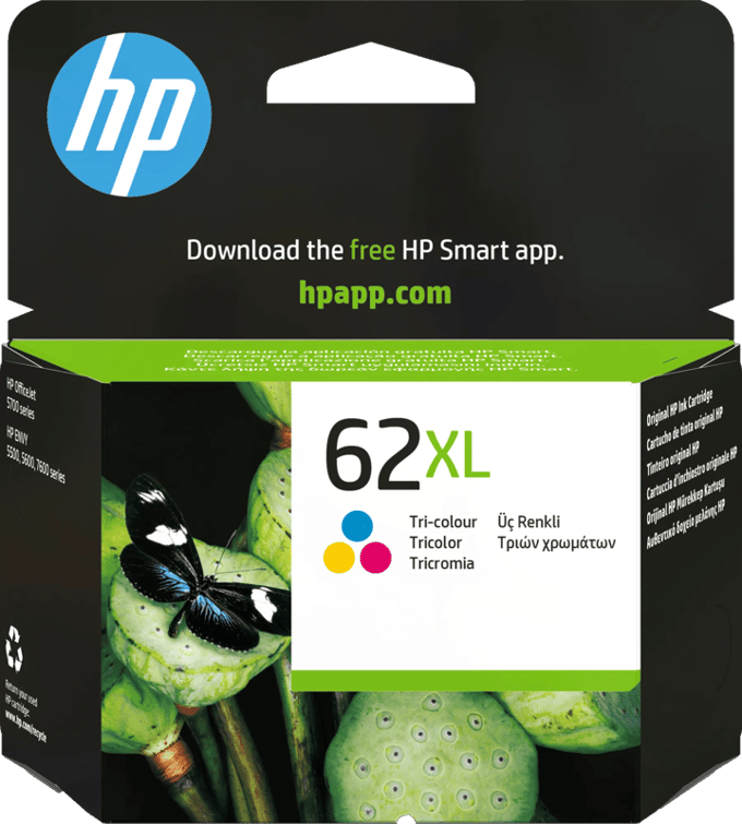 HP 62XL Cartridge Kleur