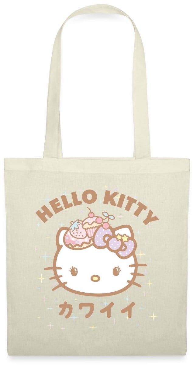 Hello Kitty Kawaii Stijlen Met Sterren Tas Van Stof Schoudertas