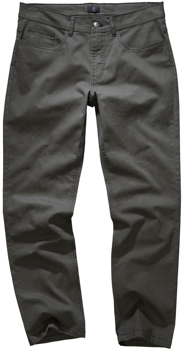 JP 1880 - Heren - broek Buik-Fit 5-pocket Regular-Fit - Donkerolijf - Maat 29