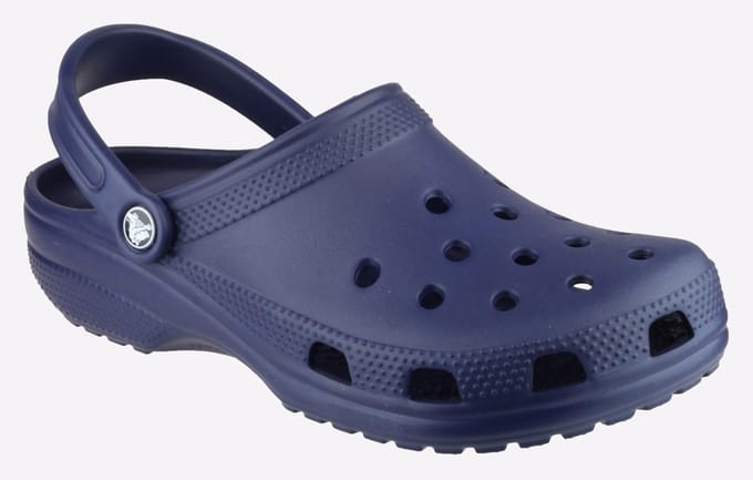 Crocs Classic Clog Bleu Marine Baskets Unisexe Bleu 10001-410 41-42 gray