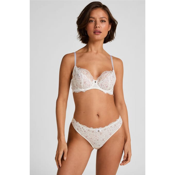 Hunkemöller Marine Thong Wit