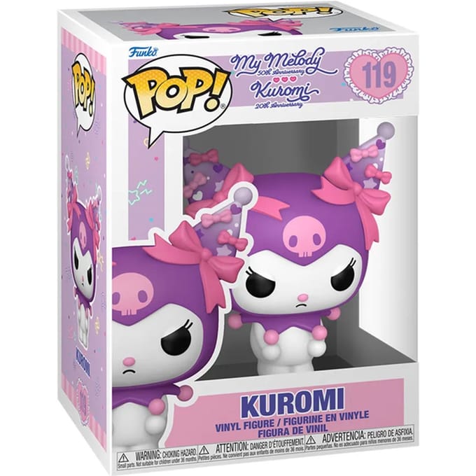 Hello Kitty Kuromi Grumpy vinylfiguur 119 Unisex Funko Pop! - Neutraal - Standard