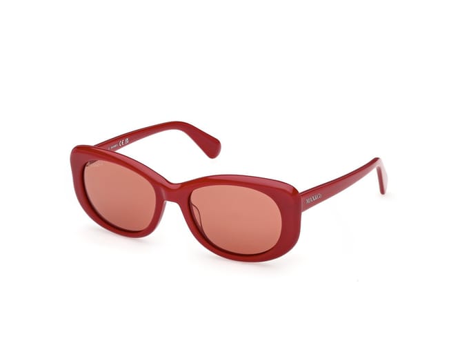 Max &co MO0155 Shiny dark red 54/18/140 WOMAN Zonnebrillen