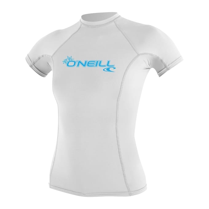 O'Neill Basic Skins S/S Rashguard Dames - Maat M