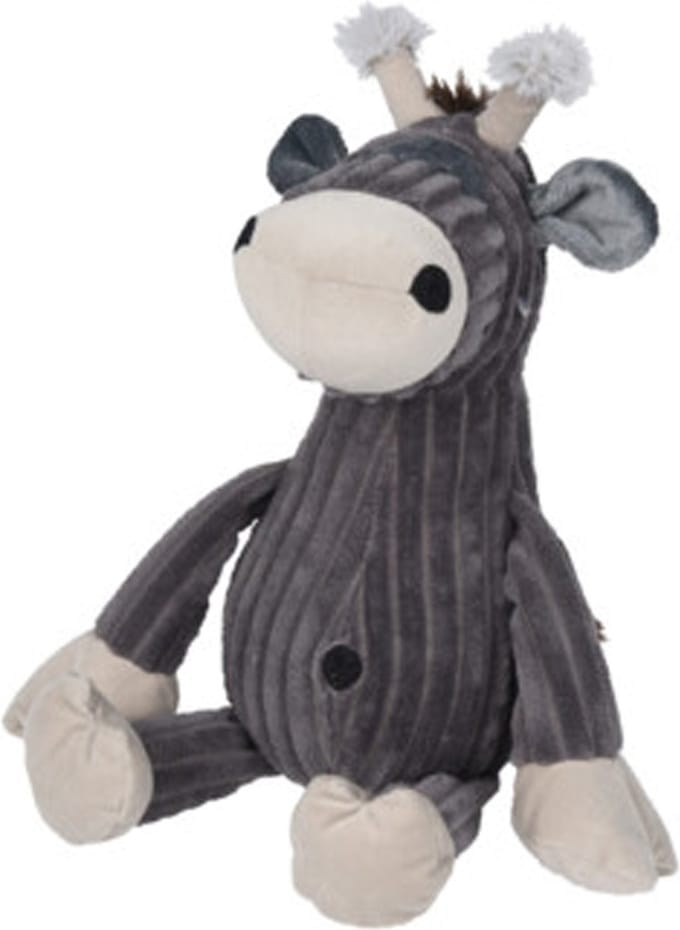 H&S Collection Deurstopper - giraf - grijs - 28 x 18 x 21 cm - dieren thema deurstoppers