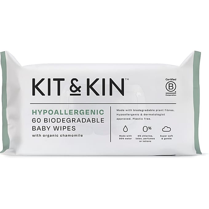 Kit & Kin Billendoekjes 60 stuks