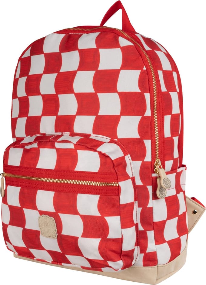 Pick & Pack Happy Rugzak - Rood