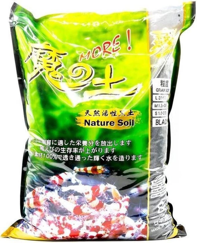 SL Aqua Nature Black Soil - Aquarium bodem bedekking - pH & kH verlagend - 1 Liter