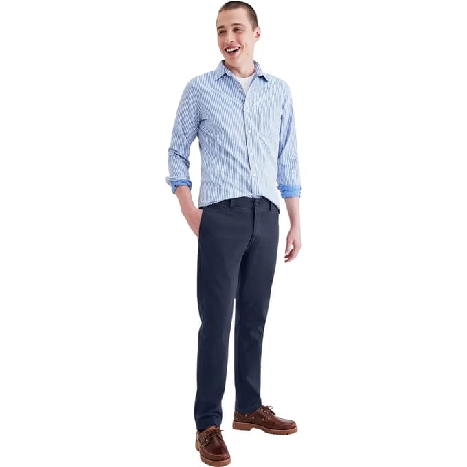 Dockers CALI KHAKI 360 SLIM BLUES Heren Broek - Maat 32/34