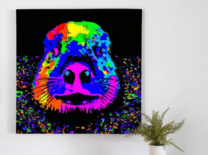Plural platypus | Plural Platypus | Kunst - centimeter op | Foto op | Plural platypus | Plural Platypus | Kunst - centimeter op | Foto op | Canvas | 20 × 20 cm