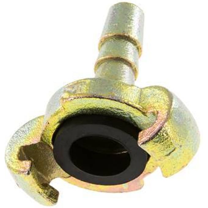 Gietijzer DN 8.5 DIN 3489 Compressor Klauwkoppeling met 13 mm Slangpilaar