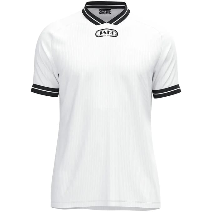 Jako Retro Shirt Korte Mouw Heren - Wit | Maat: L