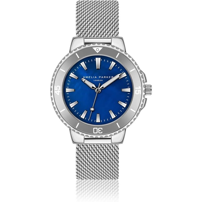 Vrouwenhorloge Amelia Parker Aquelle Mesh