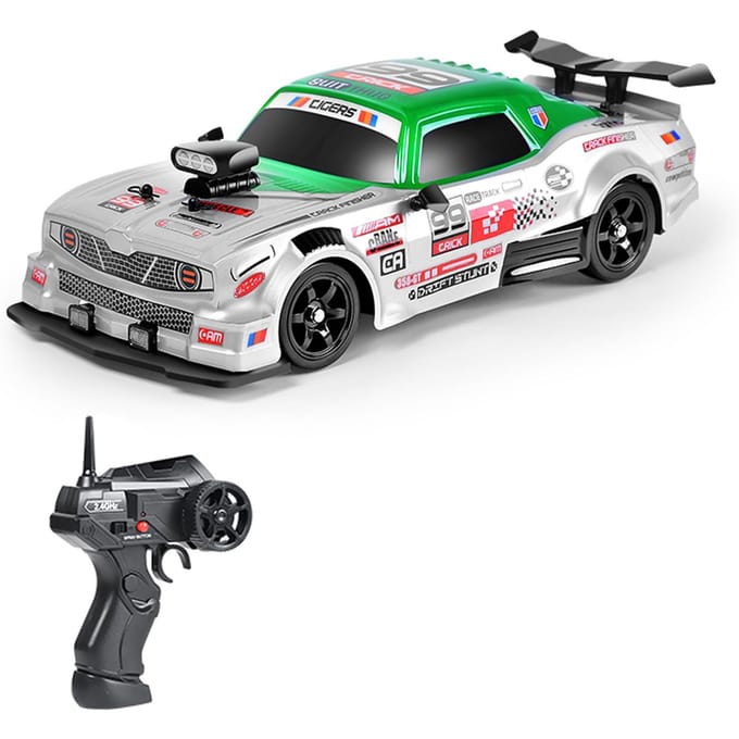 Afstandsbediening Drift Auto 116 Afstandsbediening Spray Auto 2,4GHz 4WD Afstandsbediening Raceauto Kinderen Cadeau wit