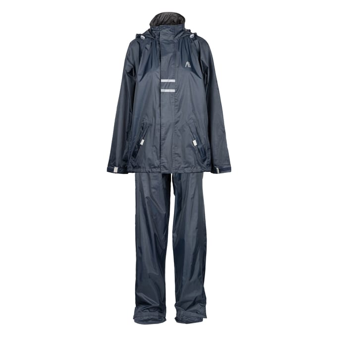 Ralka Regenpak Waterdicht & Ademend - Kind - Reflectie - Marine - Maat 140