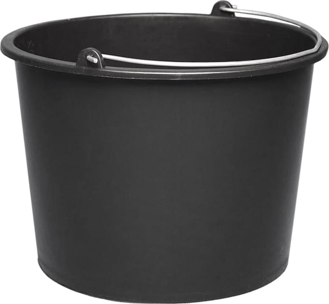Emmer-bouw- 20 Liter - Zwart-1stuk